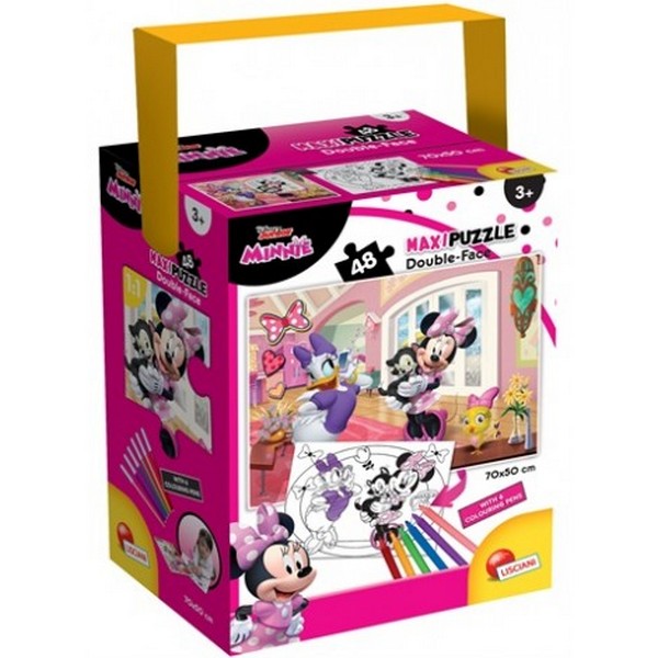 Продукт Lisciani MAXI TUB MINNIE - Детски пъзел 48ч. - 0 - BG Hlapeta